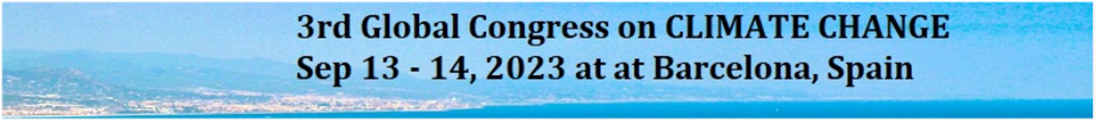 3rd Global Congress on Climate Change